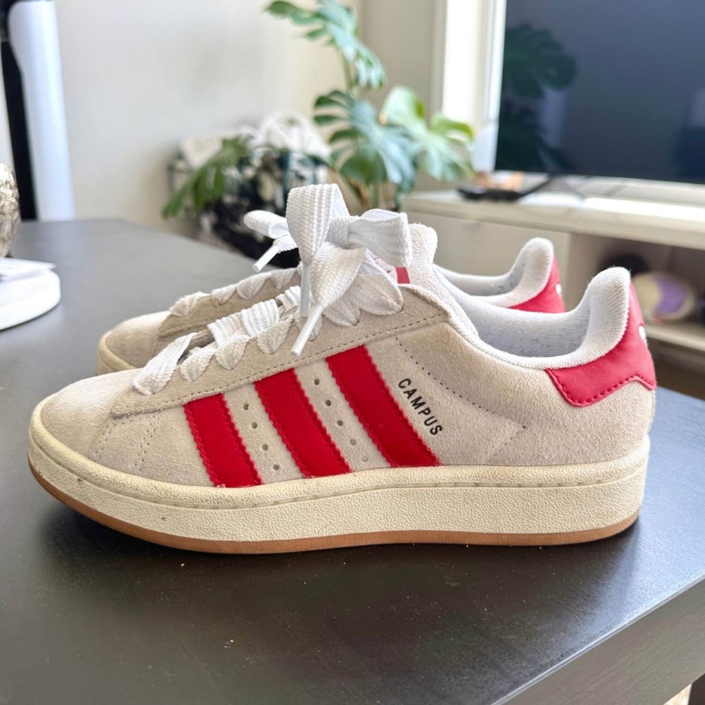 Adidas Campus (Red and Cream)